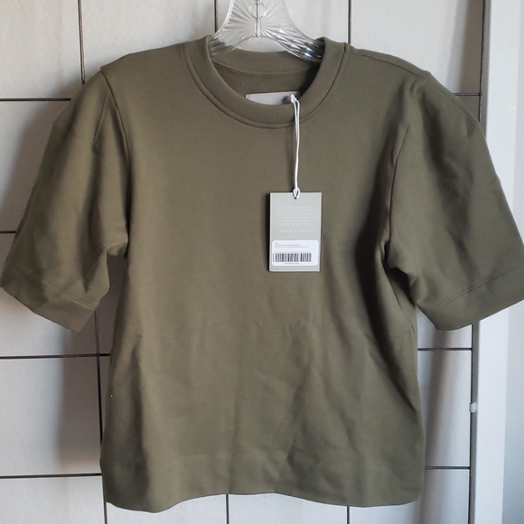 NWT Everlane Lightweight French Terry Puff Tee - Picture 3 of 8